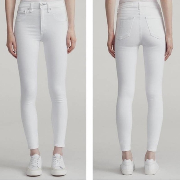 NWOT RAG & BONE JEAN | White Skinny Jeans | 24 - Picture 2 of 8
